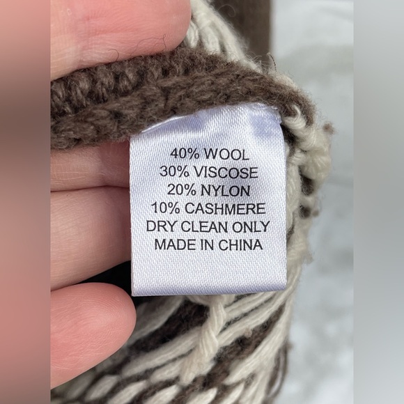 Tuckernuck Brown Fair Isle Pullover Wool Blend L - Grandmacore Hygge Après Ski - Picture 8 of 8